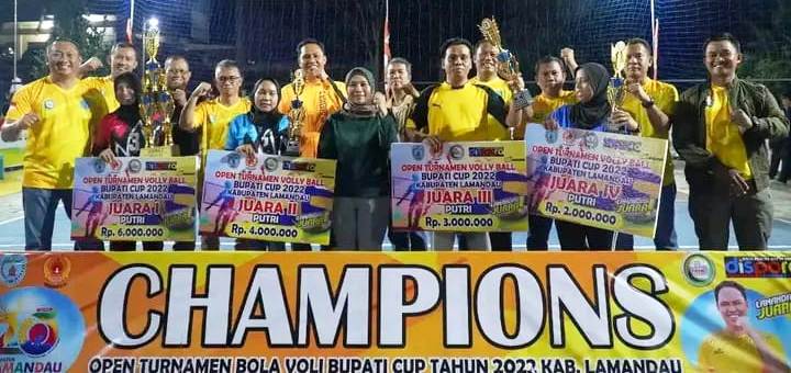 Open Turnamen Bola Volly Bupati Cup Resmi Ditutup Ini Kalteng