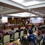 HADIRI : Sekretaris Daerah Provinsi Kalimantan Tengah (Kalteng), Nuryakin menghadiri Entry Meeting Pemeriksaan Badan Pemeriksaan Keuangan Republik Indonesia (BPK RI) atas Laporan Keuangan Pemerintahan Daerah (LKPD)  Pemprov Kalteng Tahun Anggaran (TA) 2022, di Aula Eka Hapakat, Kantor Gubernur Kalteng, Kamis (16/3/2023). (FOTO:ARD)