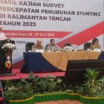 Kegiatan seminar hasil kajian survey percepatan penurunan stunting di Bahalap Hotel, Kota Palangka Raya (FOTO : PRI)