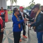 Ketua I DPRD Provinsi Kalteng, Abdul Razak saat tiba di Kabupaten Murung Raya (FOTO : IST)