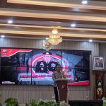 RILIS AKHIR TAHUN: Kapolda Kalteng, Irjen Djoko Poerwanto saat menyampaikan rilis akhir tahun termasuk perkara narkotika, di Mapolda Kalteng, Jumat (29/12/2023). (foto:Ardi)