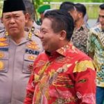 Ketua DPRD Provinsi Kalteng, Wiyatno saat menghadiri peresmian Mesjid Natabel Jannah di Jalan Lamtoro Gung Induk, Kota Palangka Raya (Foto : Ist)