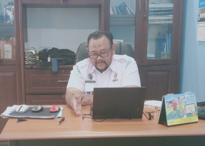 Kepala Stasiun Meteorologi Kelas I Tjilik Riwut Palangka Raya, Agung Sudiono Abadi (Foto : Nopri)