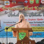 HARI KARTINI : Memperingati Hari Kartini ke-145 Tahun 2024, Pemerintah Kabupaten (Pemkab) Pulang Pisau (Pulpis) menggelar sejumlah kegiatan, di Kecamatan Jabiren Raya, Senin (29/4/2024). (foto:juandi)