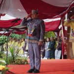 HARJAD PULPIS : Wakil Gubernur Kalimantan Tengah (Kalteng) H. Edy Pratowo Upacara Peringatan Hari Jadi ke-22 Kabupaten Pulang Pisau, halaman Kantor Bupati Pulang Pisau, Selasa (2/7/2024). (foto:mmc)