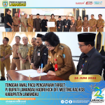 HADIRI : Pj Bupati Lamandau Lilis Suriani menghadiri Kick Of Meeting Penyusunan Rencana Aksi Daerah Kelapa Sawit Berkelanjutan (RAD-KSB) Kabupaten Lamandau, di Aula Bappedalitbang, Senin (24/6/2024). (foto:pemkab lamandau)