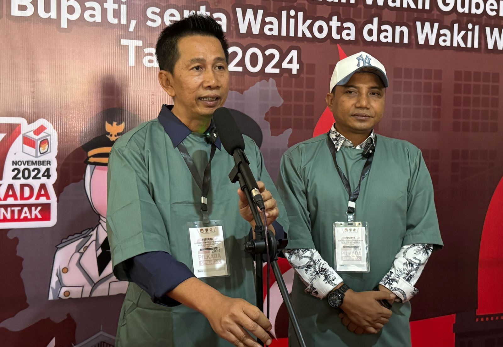 Pasangan calon Gubernur Kalteng dan Wakil Guberbur Kalteng, Nadalsyah-Supian Hadi (Foto : Nopri)