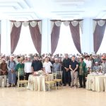 SILATURAHMI : Gubernur Kalteng, Sugianto Sabran melakukan pertemuan atau silaturahmi dengan Tokoh Lintas Agama dan Organisasi Keagamaan se-Kabupaten Kapuas, di Aula Rumah Jabatan Bupati Kapuas, Sabtu (14/9/2024). (foto:mmc)