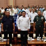 RAKOR CETAK SAWAH : Wakil Gubernur Kalteng H. Edy Pratowo pimpin Rapat Koordinasi (Rakor) Persiapan Kegiatan Cetak Sawah di Provinsi Kalimantan Tengah, di Ballroom Hotel M-Bahalap Palangka Raya, Rabu (18/9/2024). (foto:ardi)