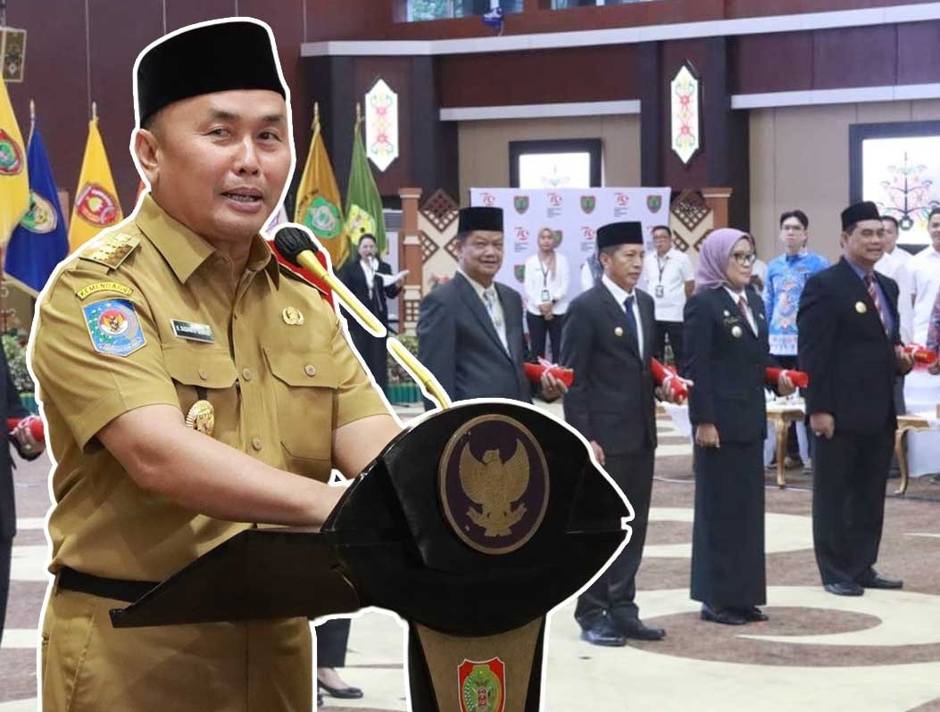 Gubernur Kalimantan Tengah, Sugianto Sabran, resmi mengukuhkan Shalahuddin sebagai Penjabat Sementara (Pjs) Bupati Kotawaringin Timur