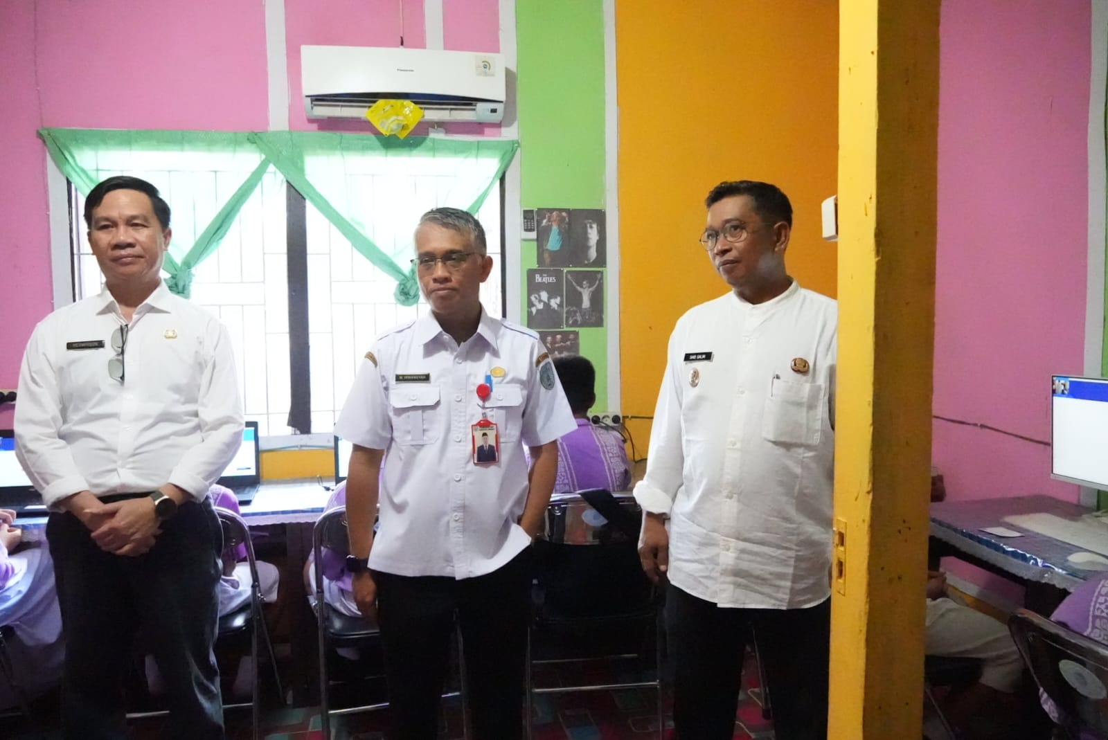 Pastikan Sarpras, Pj Bupati Lamandau Cek Pelaksanaan ANBK di SDN 6