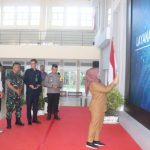 LAUNCHING : Pemerintah Kabupaten (Pemkab) Pulang Pisau (Pulpis) resmi melaunching sistem informasi pajak daerah ” V-TAX” dan layanan jejak daerah (jempu pajak daerah) yang digelar di aula Banama Tingang, Selasa (3/9/2024). (foto:juandi)