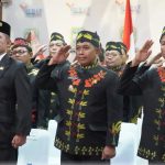 Pj Bupati Lamandau, Said Salim, bersama sejumlah unsur Forkopimda, Sekretaris Daerah, dan sejumlah kepala OPD, mengikuti peringatan Detik-Detik Proklamasi Kemerdekaan Republik Indonesia ke-79 tahun 2024, secara virtual di aula Setda Lamandau, Sabtu (17/8/2024).