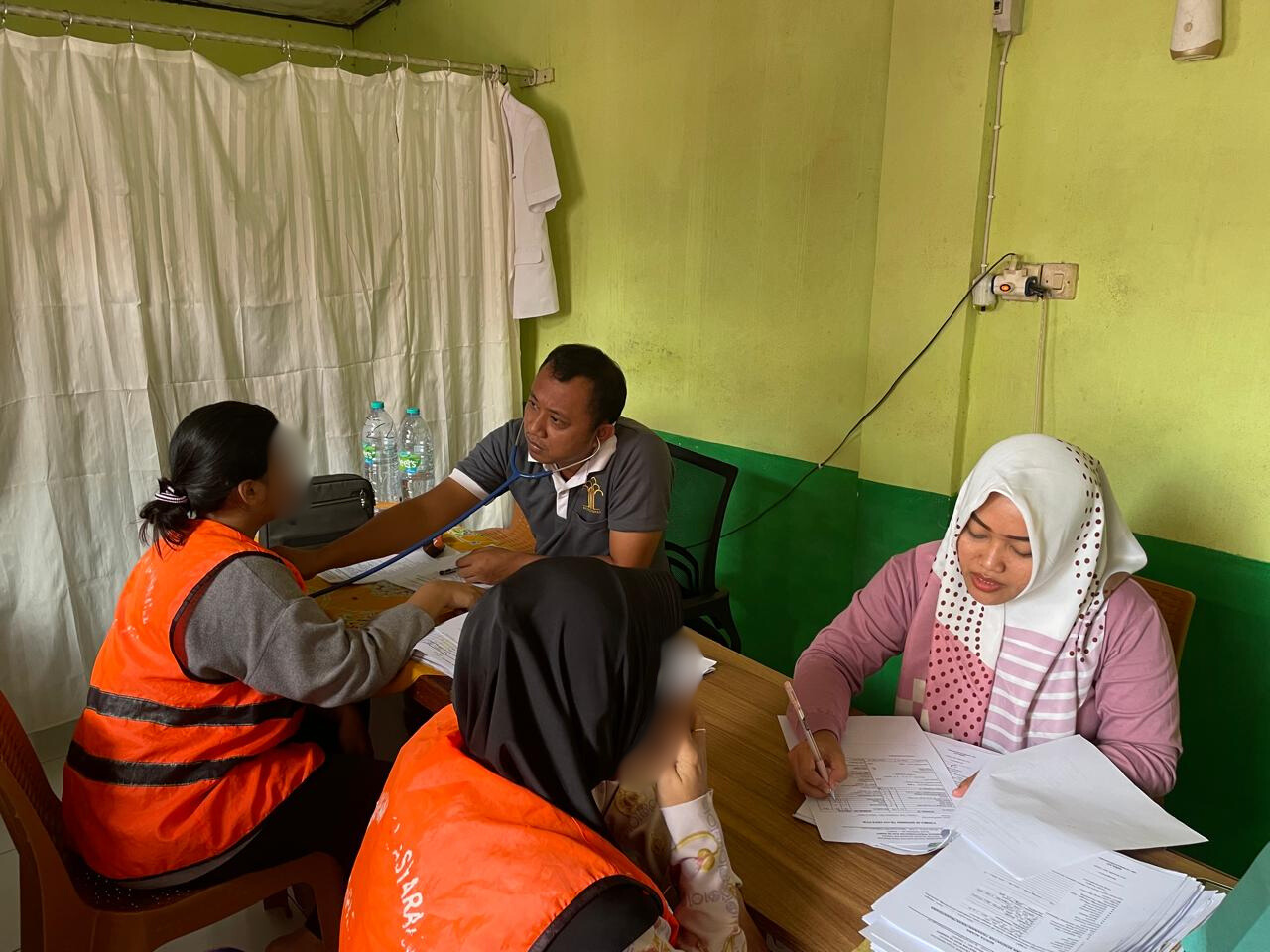 24 Tahanan Baru Lapas Kelas IIB Sampit Dilakukan Pemeriksaan Kesehatan