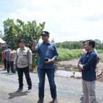 Peninjauan lokasi rencana dibangunnya Sport Center (Foto : Ist)