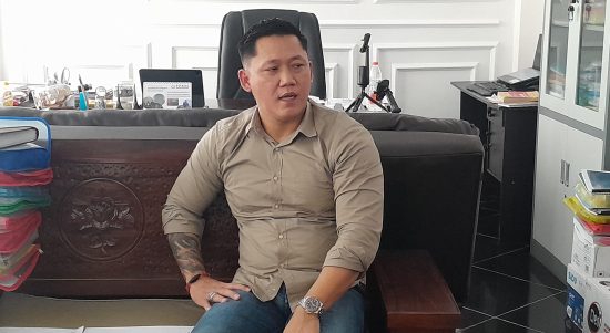 Kuasa hukum tersangka Brigadir Anton Kurniawan, Suriansyah Halim (Foto : Nopri)